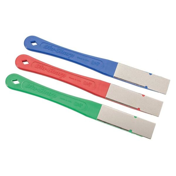 DMT fladt diamantfilsæt i 3 dele Dia-Sharp korn 325/600/1200