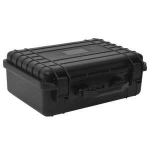 vidaXL transportabel flightcase 47x36x18 cm PP sort