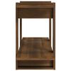 vidaXL bogreol 100x30x51 cm konstrueret tr&aelig; brun eg