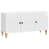 vidaXL TV-skab Hvid h&oslash;jglans 99 x 34,5 x 50 cm Konstrueret tr&aelig;