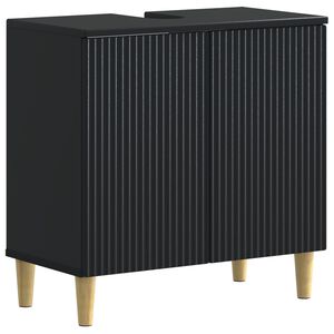 vidaXL Badev&aelig;relsesskabsunder ARNHEM Sort 59,5 x 31,5 x 59 cm