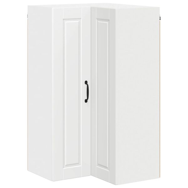 vidaXL K&oslash;kkenskab med hylde Hvid 57 x 57 x 100 cm Konstrueret tr&aelig;