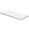 vidaXL hylde glaspanel klar 40x12 cm