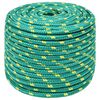 vidaXL Multifunktionelt universaltov 14 mm 100 m Gr&oslash;n PP