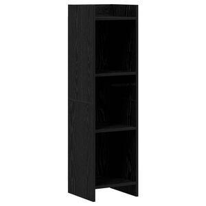 vidaXL Bogreol Sort eg 30 x 30 x 111 cm Konstrueret tr&aelig;