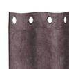 vidaXL Velour Gardiner med gardiner 2 pcs Brun 260 x 140 cm Fl&oslash;jl