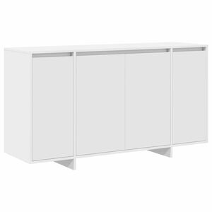 vidaXL Sideboard Hvid 135 x 41 x 75 cm Konstrueret tr&aelig;