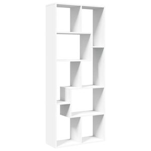 vidaXL bogreol/rumdeler 67x25x161,5 cm konstrueret tr&aelig; hvid