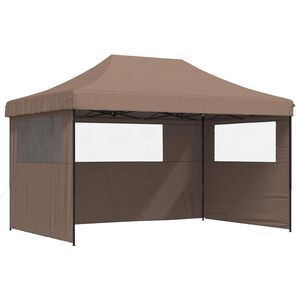 vidaXL Party Tent Brun 292 x 440 x 315 cm Oxford stof