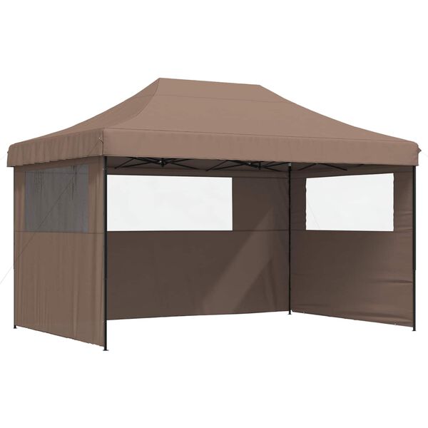 vidaXL Party Tent Brun 292 x 440 x 315 cm Oxford stof