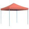 vidaXL pop op-festtelt 292x292x315 cm foldbart terracottafarvet
