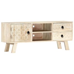 vidaXL tv-skab 110 x 30 x 44 cm massivt mangotr&aelig;