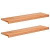 vidaXL Trappetrin 2 stk. 100 x 25 x 2 cm Lak Solid b&oslash;g
