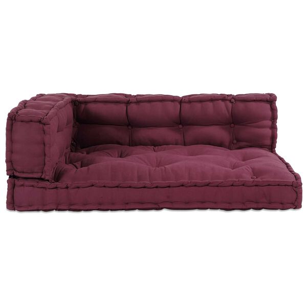 vidaXL Palle Sofa Pude Bordeaux Stof