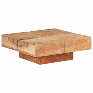 vidaXL sofabord 80x80x28 cm massivt akacietr&aelig;
