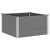 vidaXL forh&oslash;jet plantekasse 100x100x54 cm gr&aring; WPC
