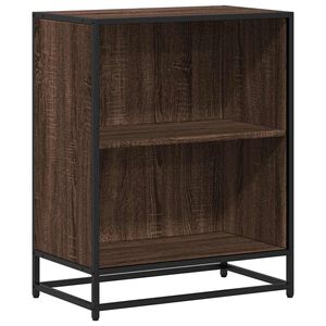 vidaXL bogreol 60x35x76 cm konstrueret tr&aelig; brun egetr&aelig;sfarve