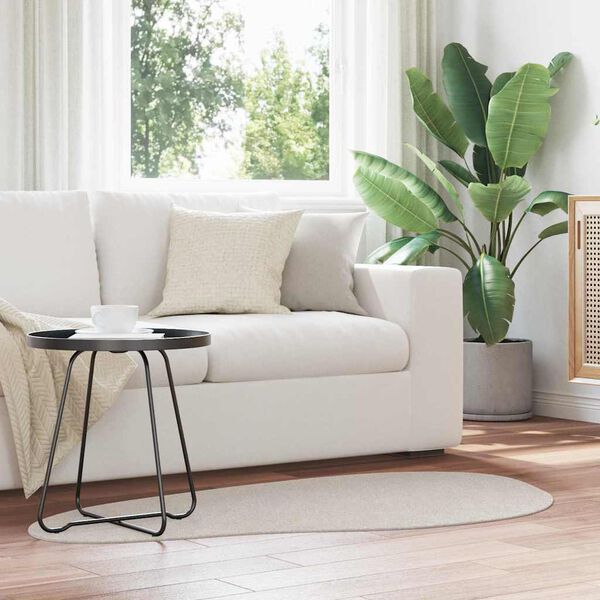 vidaXL Omr&aring;det&aelig;pper HUARTE Sandfarvet 80 x 150 cm Polyester