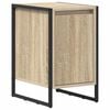 vidaXL Sengebord Sonoma-eg 39,5 x 30 x 50 cm Konstrueret tr&aelig;
