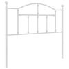 vidaXL udskiftningsgavl 100 cm metal hvid