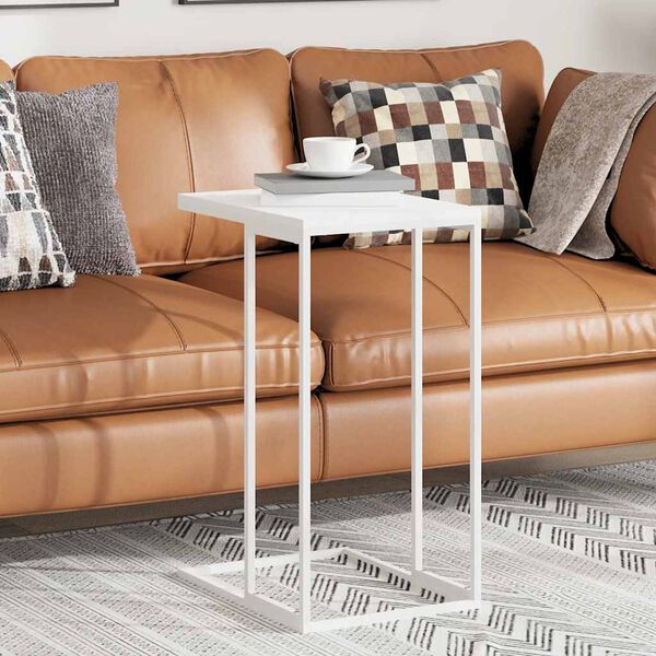 vidaXL sidebord 40x30x59 cm konstrueret tr&aelig; hvid