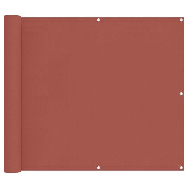 vidaXL Altan Sk&aelig;rm Terrakotta 100 x 300 cm Oxford stof