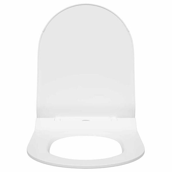 vidaXL Toilet sæde Indstillelig Hvid 48,5 x 36 x 5 cm Polypropylen