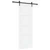 vidaXL Skyded&oslash;r ORKDAL 83 x 232 cm Massivt fyrretr&aelig; Hvid