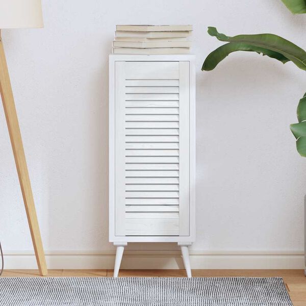 vidaXL skabsl&aring;ge 69x29,5 cm lameldesign hvid