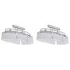vidaXL loftlampe med ellipseformede glassk&aelig;rme 2 stk. E14