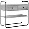 vidaXL Konsolbord Gr&aring; Sonoma 100 x 40 x 75 cm Konstrueret tr&aelig;