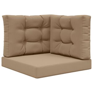 vidaXL Udend&oslash;rs Sofa Pude Polyester Gr&aring;brun 60 x 60 cm