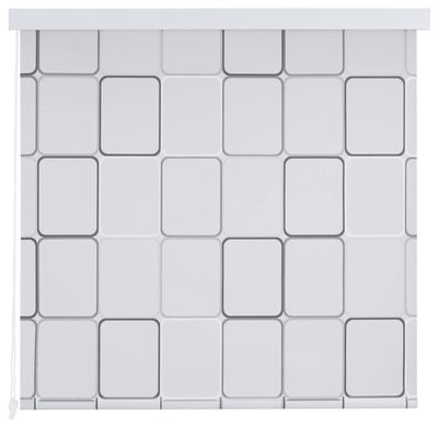 vidaXL rullegardin til badeværelse 160x240 cm firkanter