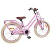 vidaXL B&oslash;rnecykel 18 tommer til 5-7 &aring;r gammel Lys pink