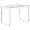 vidaXL computerbord 110x60x73 cm sp&aring;nplade hvid