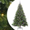 vidaXL Kunstigt juletr&aelig; med 300 LED'er Gr&oslash;n 180 cm PE og PVC
