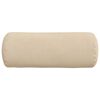 vidaXL Bolsterpuder 2 pcs Creme &Oslash; 15 x 40 cm Mikrofiberstof