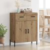 vidaXL Sideboard Artisan Egetr&aelig; 69,5 x 34 x 90 cm Konstrueret tr&aelig;