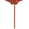 vidaXL parasol 300 cm tr&aelig;stang terracottafarvet