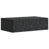 vidaXL V&aelig;gh&aelig;ngt Sideskab Sort 87,5 x 34,5 x 17 cm Konstrueret tr&aelig;