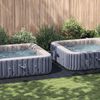 vidaXL Pool Bundark Andet Sort 750 x 372 cm Polyester geotekstil