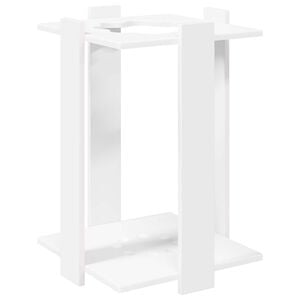 vidaXL Billardk&oslash; st&oslash;tter Konstrueret tr&aelig; 42 x 43 x 60 cm Hvid