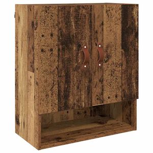 vidaXL V&aelig;gskab 60 x 31 x 70 cm Konstrueret tr&aelig; Gammelt tr&aelig;