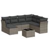 vidaXL sofas&aelig;t til haven 8 dele med hynder polyrattan gr&aring;
