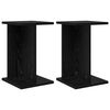 vidaXL Planteholder 2 stk. Sort Eg 25 x 25,5 x 40,5 cm Konstrueret tr&aelig;