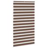 vidaXL zebragardin brun 120x230 cm stofbredde 115,9 cm polyester