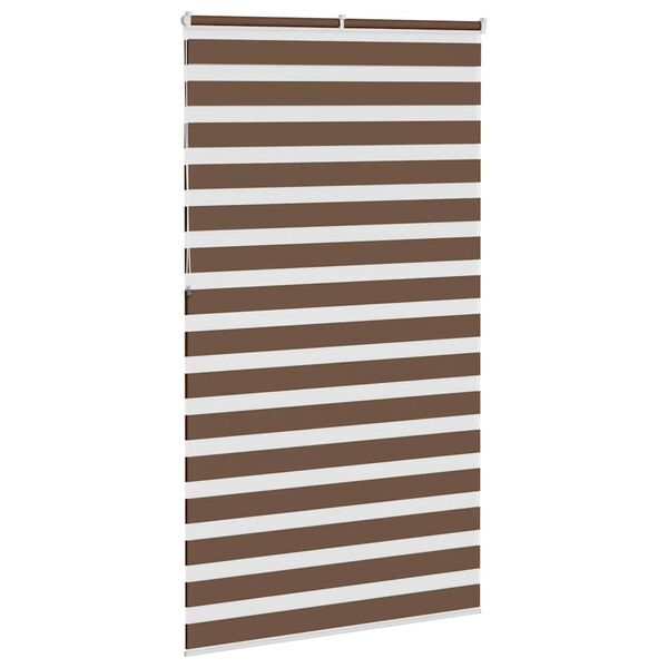 vidaXL zebragardin brun 120x230 cm stofbredde 115,9 cm polyester