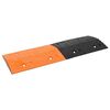 vidaXL vejbump 97x32,5x4 cm gummi gul og sort