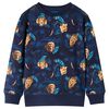 Sweatshirt til b&oslash;rn str. 128 marinebl&aring;