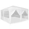 vidaXL Party Tent Hvid 400 x 400 x 266 cm Polyethylen